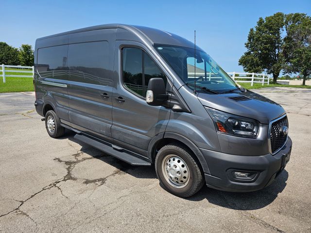 Gray Metallic 2024 Ford Transit Cargo Van All-Wheel Drive