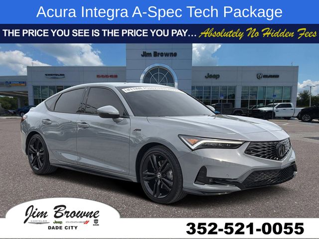 Gray 2026 Acura Integra Sedan Front-Wheel Drive Continuously Variable Transmission