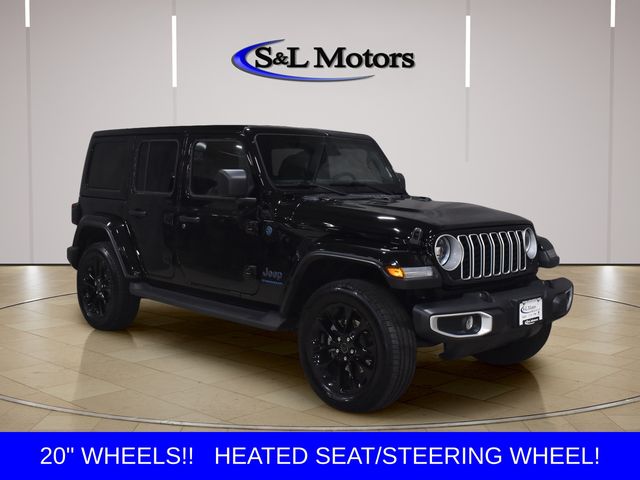 Black Clearcoat 2025 Jeep Wrangler 4xe SUV / Crossover Four-Wheel Drive 8-Speed Automatic