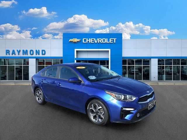 Deep Sea Blue 2020 Kia Forte Sedan Front-Wheel Drive Continuously Variable Transmission