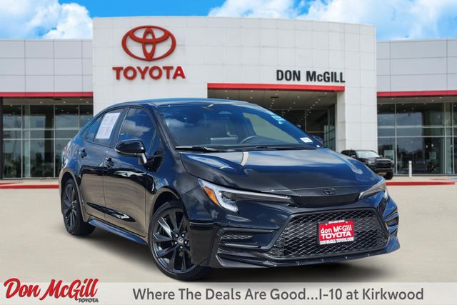 2025 Toyota Corolla SE Black at Don McGill Toyota