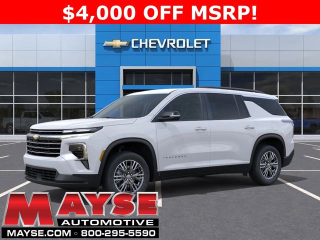 Summit White 2026 Chevrolet Traverse LT FWD SUV / Crossover Front-Wheel Drive 8-Speed Automatic