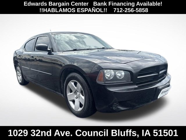 Brilliant Black Crystal Pearlcoat 2008 Dodge Charger Sedan Rear-Wheel Drive 4-Speed Automatic