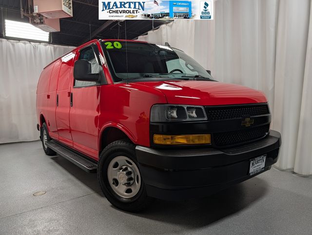 Red Hot 2020 Chevrolet Express Cargo 2500 RWD Van Rear-Wheel Drive 6-Speed Automatic Overdrive