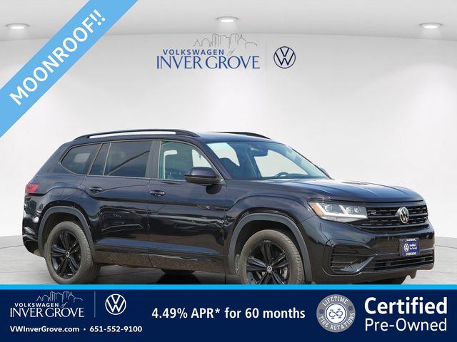 Deep Black Pearl 2023 Volkswagen Atlas SUV / Crossover All-Wheel Drive 8-Speed Automatic
