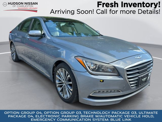 Parisian Gray 2016 Hyundai Genesis Sedan 8-Speed Automatic