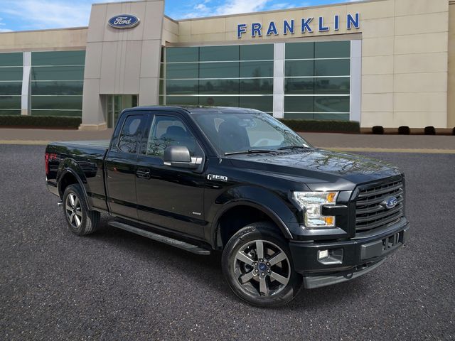 Shadow Black 2017 Ford F-150 XLT SuperCab 4WD Pickup Truck Four-Wheel Drive 6-Speed Automatic