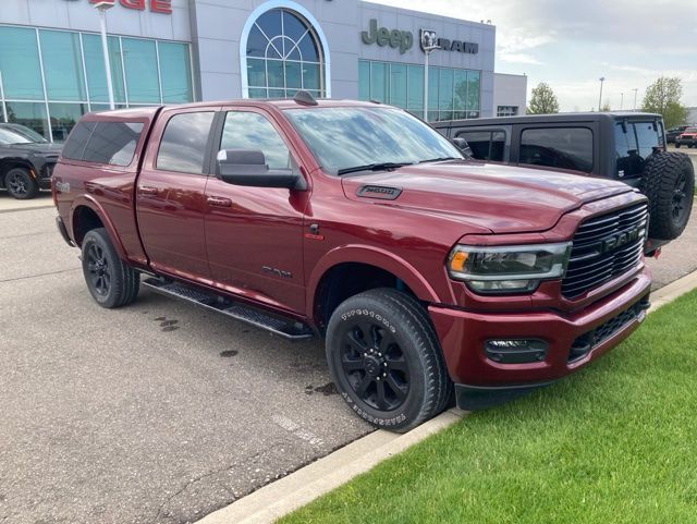 2021 Ram 2500 Laramie - Red exterior view 3