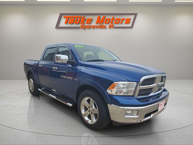 Deep Water Blue Pearlcoat 2011 RAM 1500 Big Horn Crew Cab 4WD Pickup Truck Four-Wheel Drive 5-Speed Automatic