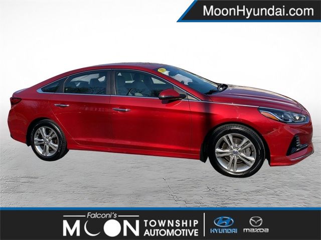 Scarlet Red 2018 Hyundai Sonata SEL FWD Sedan Front-Wheel Drive 6-Speed Automatic