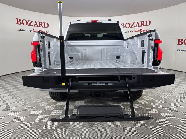 2025 Space White Metallic Ford F-150 Lightning Flash AWD Truck