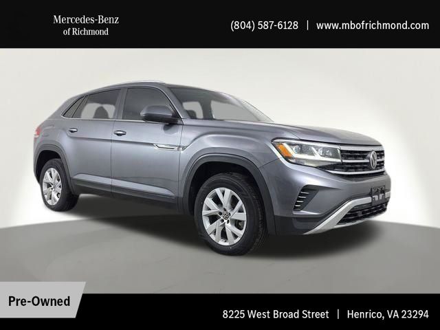 Platinum Gray Metallic 2021 Volkswagen Atlas Cross Sport SUV / Crossover Front-Wheel Drive 8-Speed Automatic
