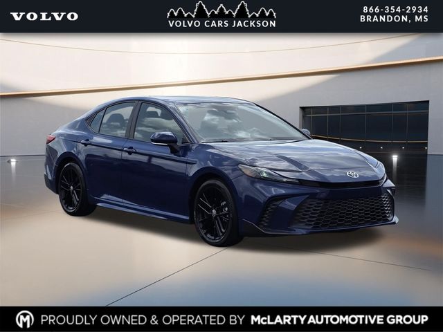 Blue 2025 Toyota Camry Sedan Front-Wheel Drive Continuously Variable Transmission