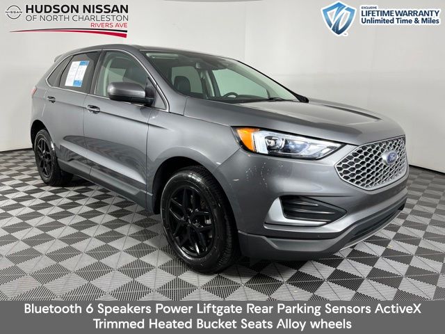 Gray Metallic 2024 Ford Edge SUV / Crossover All-Wheel Drive 8-Speed Automatic