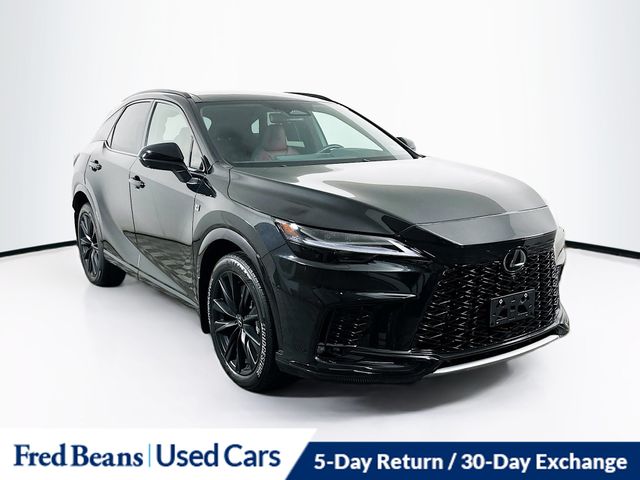 Black (Caviar) 2024 Lexus RX Hybrid 500h F Sport Performance AWD SUV / Crossover All-Wheel Drive 6-Speed Automatic