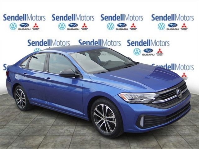 Blue Metallic 2024 Volkswagen Jetta Sedan Front-Wheel Drive 8-Speed Automatic