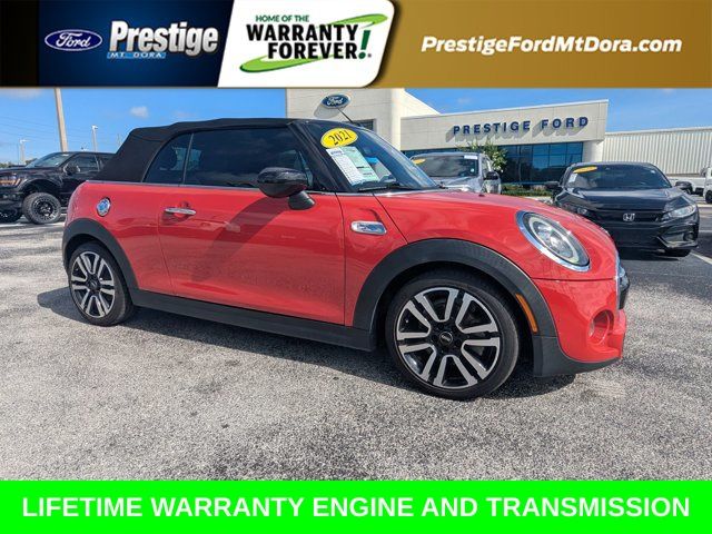 Chili Red 2021 MINI Cooper S Convertible FWD Convertible Front-Wheel Drive 7-Speed Automatic