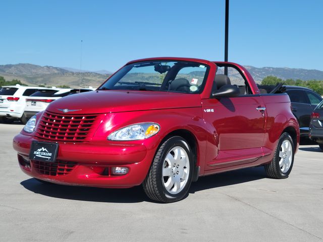 Red 2005 Chrysler PT Cruiser Convertible Front-Wheel Drive 4-Speed Automatic