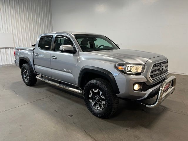 Silver 2017 Toyota Tacoma Pickup Truck Four-Wheel Drive 6-Speed Automatic