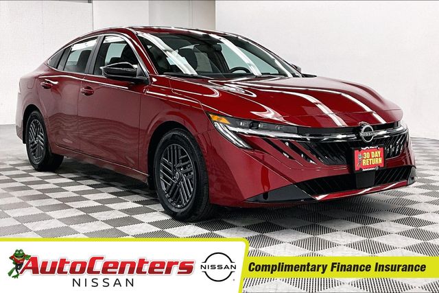 Red (Scarlet Ember Tintcoat) 2026 Nissan Sentra Sedan Front-Wheel Drive Continuously Variable Transmission