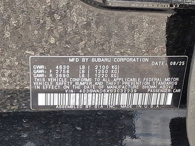 used 2025 Subaru Legacy car, priced at $28,457