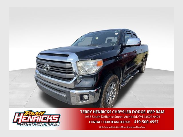 Black 2014 Toyota Tundra Pickup Truck Four-Wheel Drive 6-Speed Automatic Overdrive