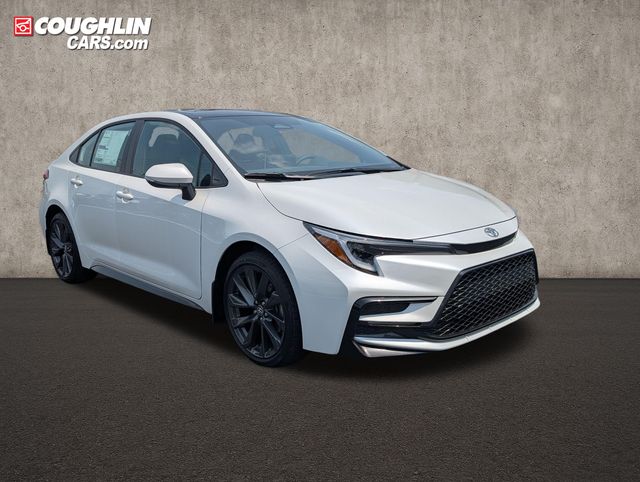 Black (Wind Chill Pl/Mid Blk Met) 2026 Toyota Corolla Sedan Front-Wheel Drive Continuously Variable Transmission