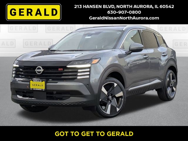 Gray (Gun Metallic) 2025 Nissan Kicks SR AWD SUV / Crossover All-Wheel Drive Continuously Variable Transmission