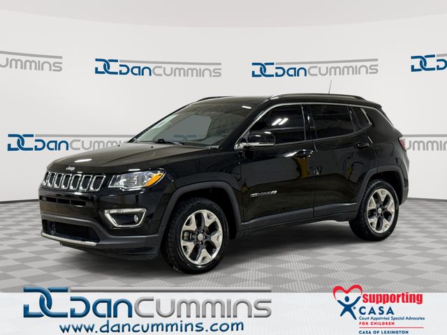 Diamond Black Crystal Pearlcoat 2021 Jeep Compass Limited 4WD SUV / Crossover Four-Wheel Drive 9-Speed Automatic