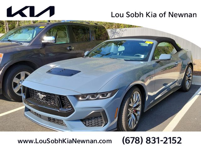 Grabber Blue Metallic 2024 Ford Mustang GT Premium Convertible RWD Convertible Rear-Wheel Drive Automatic