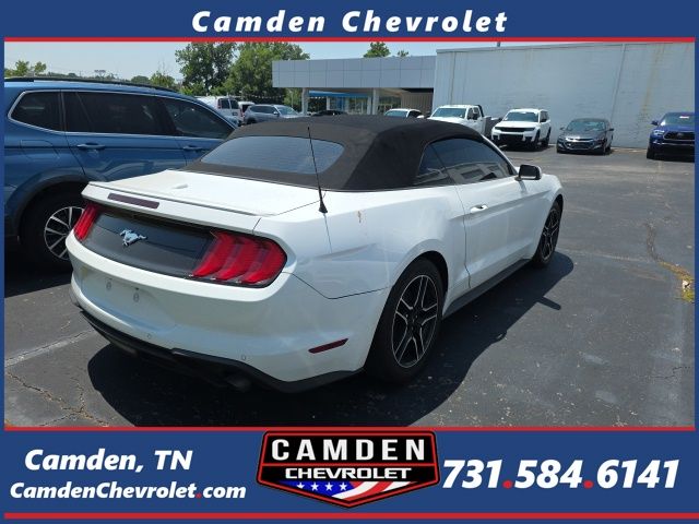 Oxford White 2023 Ford Mustang Convertible Rear-Wheel Drive Automatic