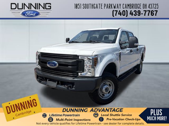 Oxford White 2019 Ford F-250 Super Duty XL Crew Cab 4WD Pickup Truck Four-Wheel Drive 6-Speed Automatic