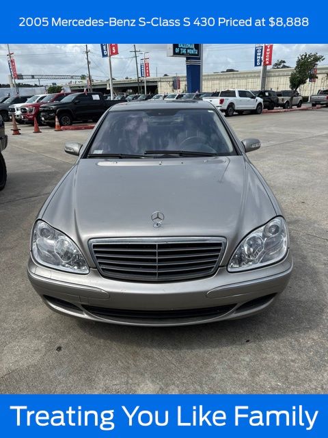 Desert Silver Metallic 2005 Mercedes-Benz S-Class Sedan Rear-Wheel Drive 7-Speed Automatic Overdrive