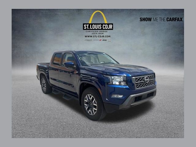 Deep Blue Pearl 2022 Nissan Frontier SV Crew Cab RWD Pickup Truck 4X2 9-Speed Automatic