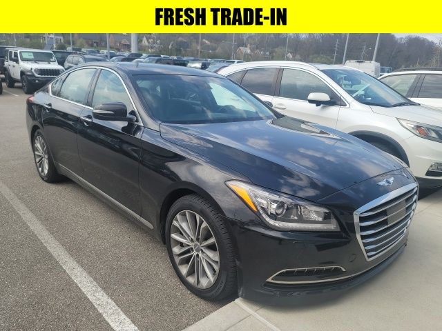 Black 2017 Genesis G80 3.8L Sedan Rear-Wheel Drive 8-Speed Automatic