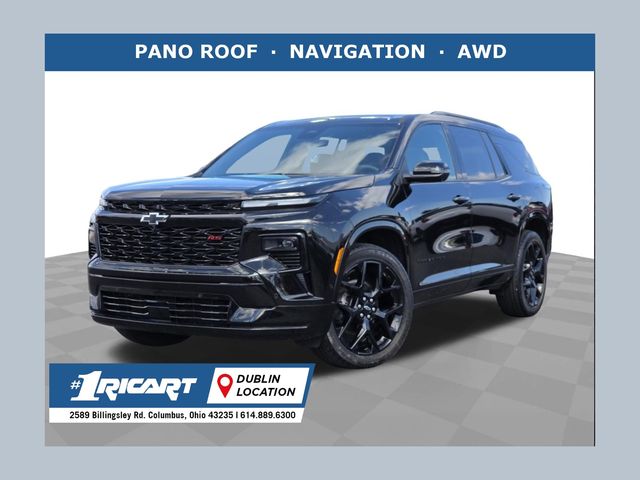 Mosaic Black Metallic 2024 Chevrolet Traverse RS AWD SUV / Crossover Four-Wheel Drive 8-Speed Automatic