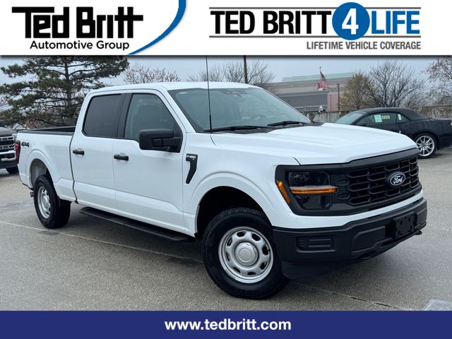 Oxford White 2024 Ford F-150 XL SuperCrew 4WD Pickup Truck Four-Wheel Drive Automatic