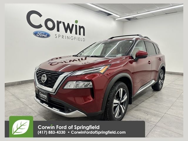 Red (Scarlet Ember Tintcoat) 2021 Nissan Rogue Platinum AWD SUV / Crossover All-Wheel Drive Continuously Variable Transmission