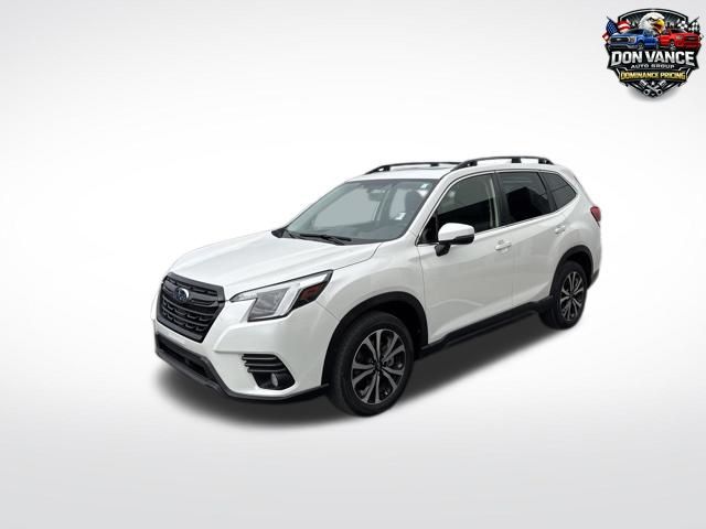 Crystal White Pearl 2023 Subaru Forester Limited Crossover AWD SUV / Crossover All-Wheel Drive Continuously Variable Transmission