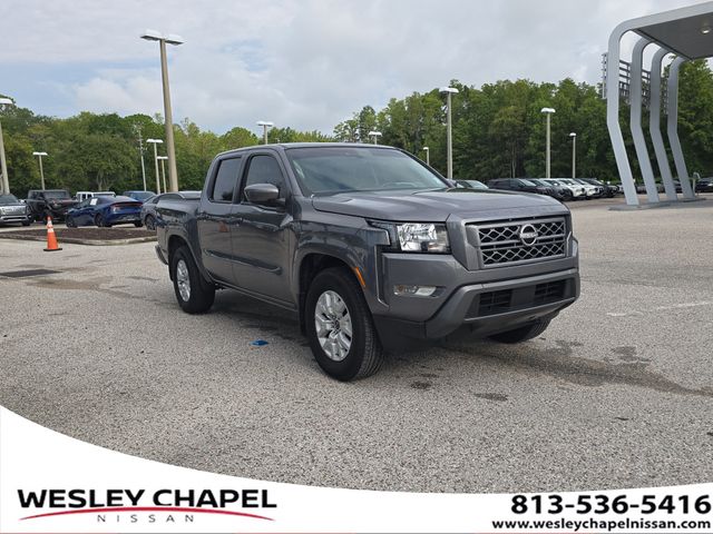 Gray (Gun Metallic) 2024 Nissan Frontier Pickup Truck 4X2 9-Speed Automatic Overdrive