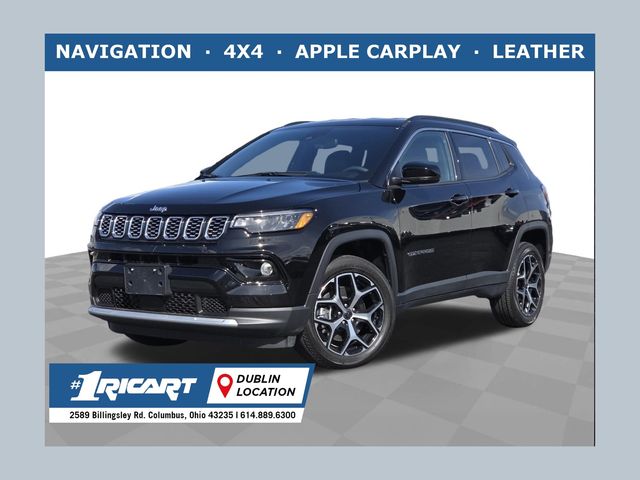 Diamond Black Crystal Pearlcoat 2026 Jeep Compass Limited 4WD SUV / Crossover Four-Wheel Drive 8-Speed Automatic