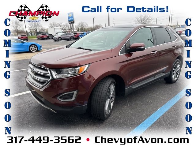 Bronze Fire Metallic Tinted Clearcoat 2015 Ford Edge Titanium AWD SUV / Crossover All-Wheel Drive 6-Speed Automatic