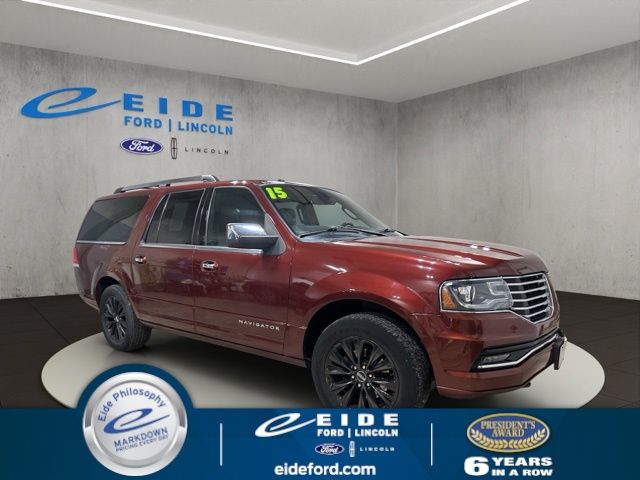 Red (Bronze Fire Metallic) 2015 Lincoln Navigator SUV / Crossover Four-Wheel Drive 6-Speed Automatic