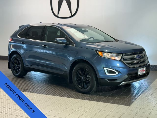 Blue Metallic 2018 Ford Edge SUV / Crossover Front-Wheel Drive 6-Speed Automatic