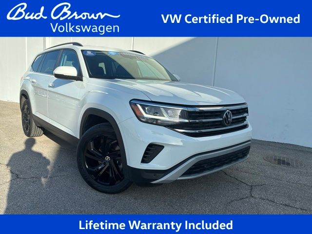 Pure White 2023 Volkswagen Atlas SUV / Crossover All-Wheel Drive 8-Speed Automatic