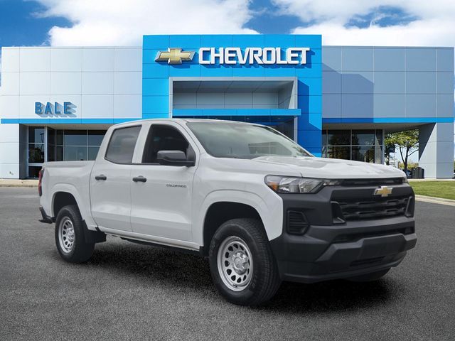 Summit White 2025 Chevrolet Colorado Work Truck Crew Cab RWD Pickup Truck 4X2 8-Speed Automatic