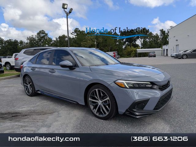 Sonic Gray Pearl 2024 Honda Civic Sedan Front-Wheel Drive Continuously Variable Transmission