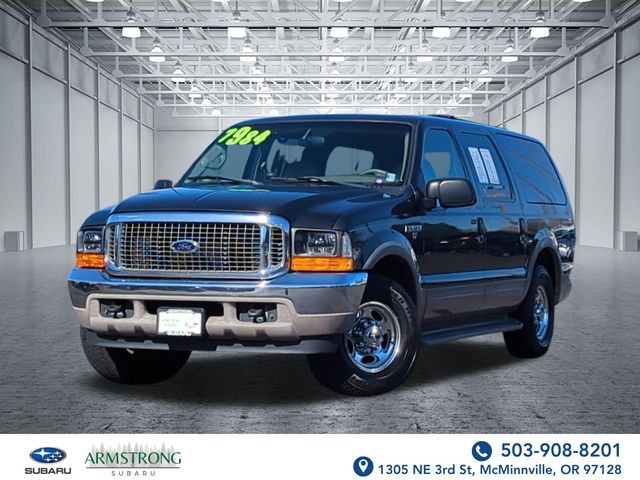 Green 2000 Ford Excursion Limited SUV / Crossover Rear-Wheel Drive 4-Speed Automatic Overdrive