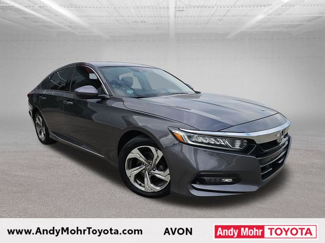 Gray (Modern Steel Metallic) 2018 Honda Accord Sedan Front-Wheel Drive Continuously Variable Transmission