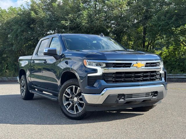 Northsky Blue Metallic 2023 Chevrolet Silverado 1500 Pickup Truck Four-Wheel Drive 8-Speed Automatic